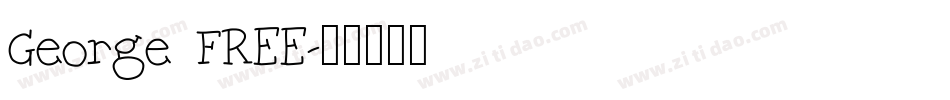 George FREE字体转换